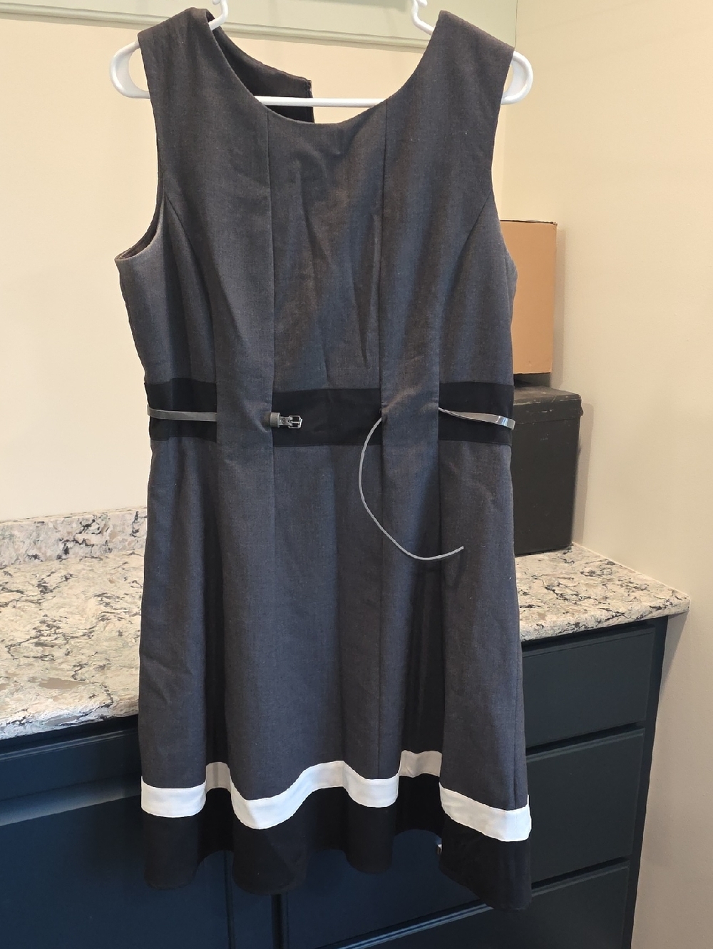 Calvin Klein Collection Black Sleeveless Sheath Dress